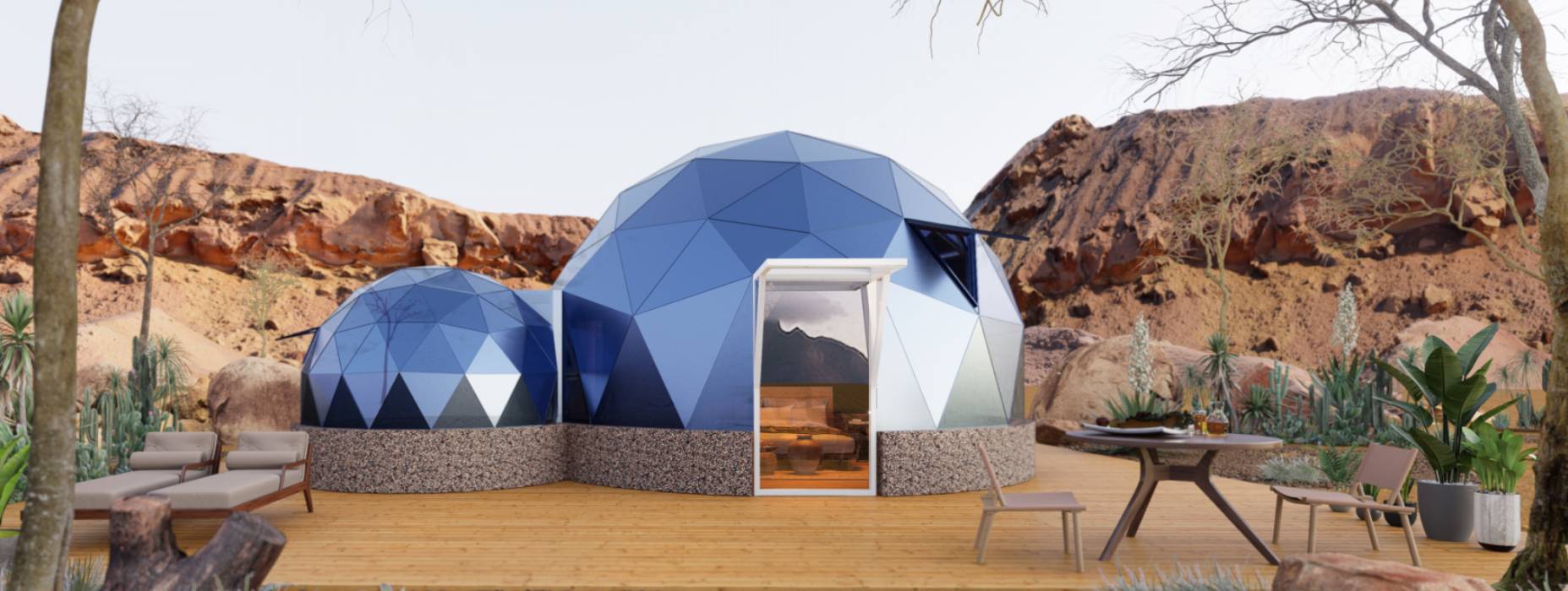 秀山球形智能光伏玻璃星空房